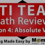 ATI TEAS Math Review Lesson 4 Absolute Value