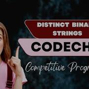 Distinct Binary Substrings BINSTRING ALTARAY START27 CODECHEF CP Guide