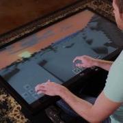 Playing Minecraft On 46 Multitouch Coffee Table With Android 4 4 KitKat