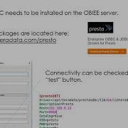 OBIEE And Presto Integration Presentation Video