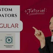 Пользовательские валидаторы форм в Angular Пример синхронной и асинхронной валидации с использо