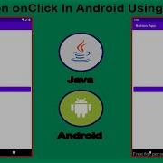 Button OnClick Listener App In Android Using Java