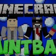 BRAND NEW Minecraft PAINTBALL WAR Server Minigame