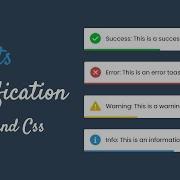 Create A Toast Notification In HTML CSS JavaScript Toast Notification In JavaScript