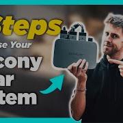 EcoFlow PowerStream Настройте солнечную систему на балконе за 3 шага