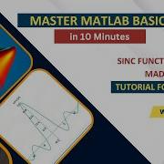 Data Visualization In MATLAB Mathworks Plotting The Sinc Function Data Science For Beginners