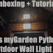 Philips MyGarden Python LED Outdoor Wall Light LED Light Stainless Steel Unboxing And Instructions