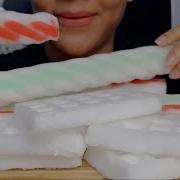 ASMR FOAM ICE STICKS FOAM ICE WAFFLES FAST EATING JUST BITES 9 56