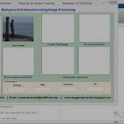 Background Subtraction Object Detection Using Matlab Project Code