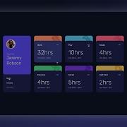 HTML CSS Grid JavaScript Time Tracking Dashboard Main Frontendmentor
