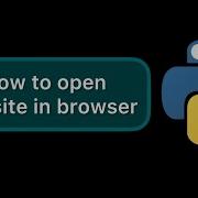 How To Open Website In Your Browser Automatically With Python Shorts
