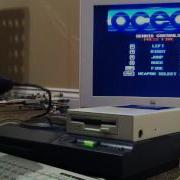 Amiga CD32 Games Console With External Floppy Drive Attached Analogic