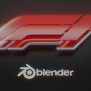Logo Animations Ep 11 Formula 1 Blender Geometry Nodes Tutorial