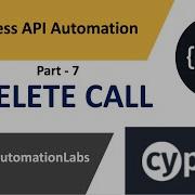 7 Cypress API Automation DELETE CALL 2021 Latest
