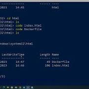Hello World Using Html In Nginx Sever Using Docker