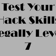 Test Your Hack Skills Legally Level 7