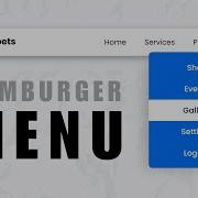 Create An Ultimate Responsive Hamburger Menu Using JS