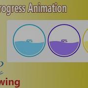 Java Swing Liquid Progress Animation