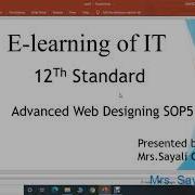SOP5 Advanced Web Designing Practical
