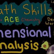 Dimensional Analysis Deciphering Word Problems Practice Problems Math Skills To Ace Chemistry