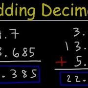 Adding Decimals Tons Of Examples