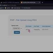 File Upload Using PHP PDO Tutorial DEMO