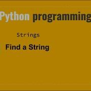 Find A String HackerRank String Python