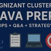 Cognizant Cluster 1 Java Interview Guide Most Asked Questions