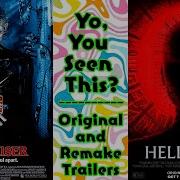 Original Vs Remake Trailer Hellraiser 1987 2022 Clive Barker Body Horror Yo You Seen This