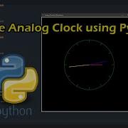 Create An Analog Clock Using Python