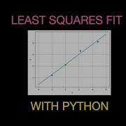 Метод наименьших квадратов и построение графиков на Python