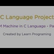 C Language Project ATM Machine Part 2