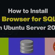 How To Install DB Browser For SQLite In Ubuntu Server 20 04