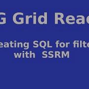 AG Grid Enterprise React Tutorial 9 Creating Filter Where Condition With Server Side Row Model