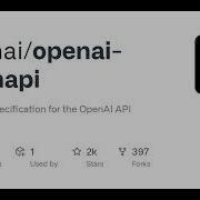 GitHub Openai Openai Openapi OpenAPI Specification For The OpenAI API