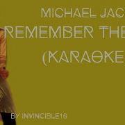 Remember The Time Karaoke Video Version Michael Jackson