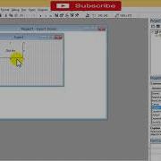 V B6 0 Print A Messge By Using The MsgBox Function When A Command Button Is Clicked Part 1
