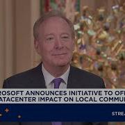 Microsoft President Brad Smith On New Data Center Initiative
