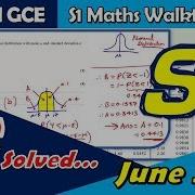 S1 Edexcel June 2018 Question 6 Walkthrough Correlation Regression GCE Maths 6683