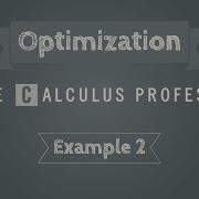 Optimization Problems Example 2