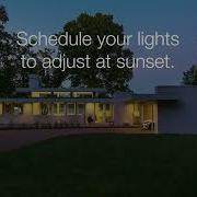 Save Energy With Lutron Schedule Your Lights For Sunset Auto Adjusting