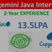 Capgemini Interview Experience Java Developer 2 Years Experience