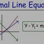 How To Find The Equation Of The Normal Line