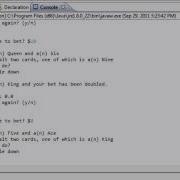 My First Java Project Console BlackJack