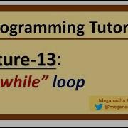 C Programming Tutorials Lecture 13 Do While Loop In C
