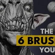 Всего 6 кистей которые вам когда либо понадобятся в ZBrush