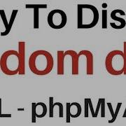 MySQL PhpMyAdmin 4 5 1 Select Query Random Data Rows Rand