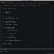 Stack Implementation With Python With Arrays