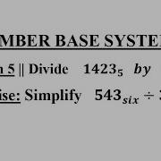 Number Base Division What You Need To Know