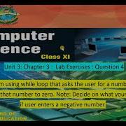 CBSE Write A Program Using While Loop That Asks The User For A Number And Prints A Countdown